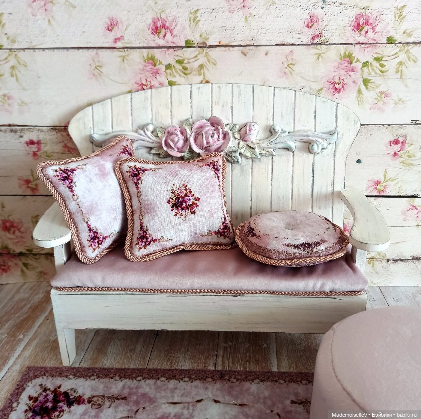 Сиреневое чаепитие — Мебель для кукол и домиков: фото