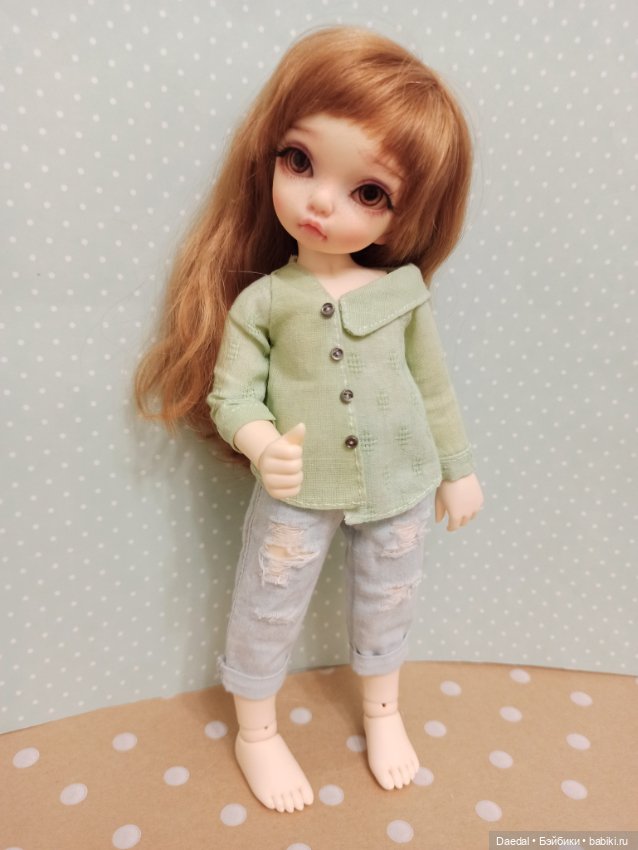 Осваиваем воротник — Одежда и обувь для кукол своими руками: фото (фото 7)