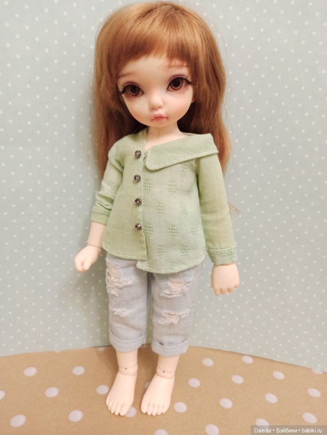 Осваиваем воротник — Одежда и обувь для кукол своими руками: фото (фото 6)