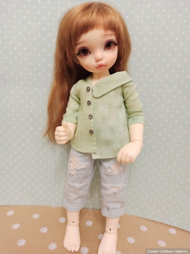 Осваиваем воротник — Одежда и обувь для кукол своими руками: фото (фото 5)