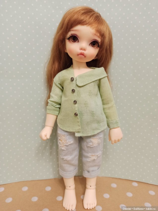 Осваиваем воротник — Одежда и обувь для кукол своими руками: фото (фото 9)