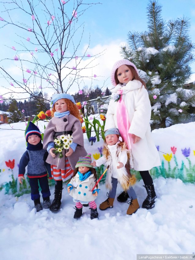 Поздравление с 8 Марта от моих Zwergnase и не только (фото 2)