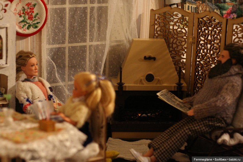 В гостях у бабушки — Куклы Barbie (Барби): Looks (фото 6)