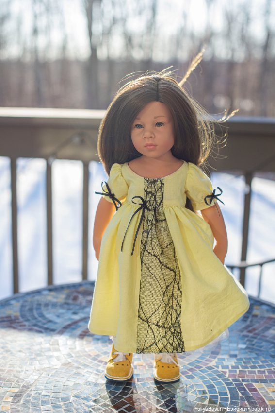 Дуновение весны. Платья на девочек Готц. (Плюс простенькая выкройка) (фото 9)
