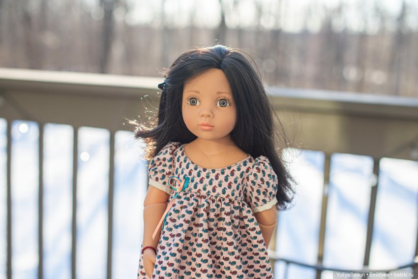 Дуновение весны. Платья на девочек Готц. (Плюс простенькая выкройка)