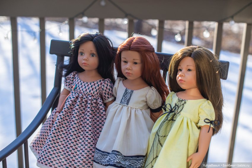 Дуновение весны. Платья на девочек Готц. (Плюс простенькая выкройка) (фото 3)