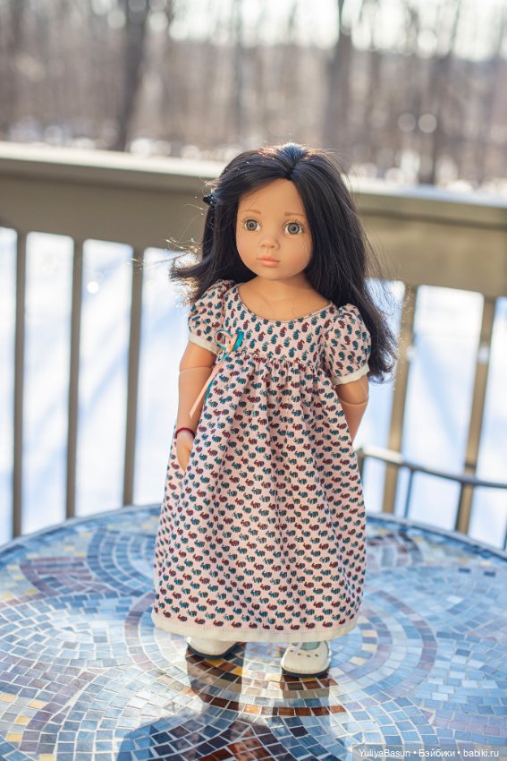 Дуновение весны. Платья на девочек Готц. (Плюс простенькая выкройка)