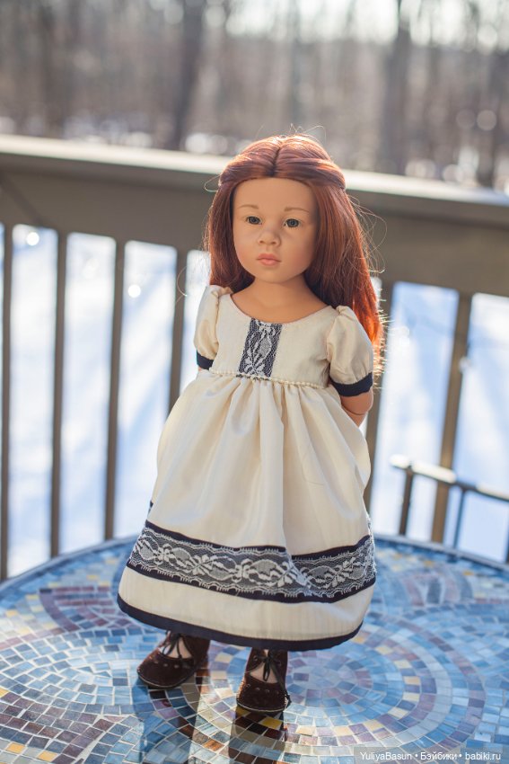 Дуновение весны. Платья на девочек Готц. (Плюс простенькая выкройка)