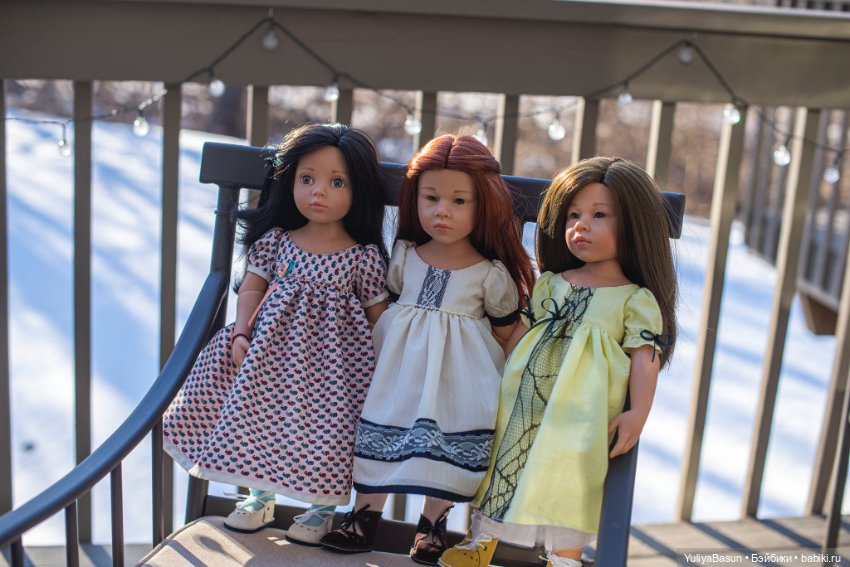 Дуновение весны. Платья на девочек Готц. (Плюс простенькая выкройка) (фото 4)