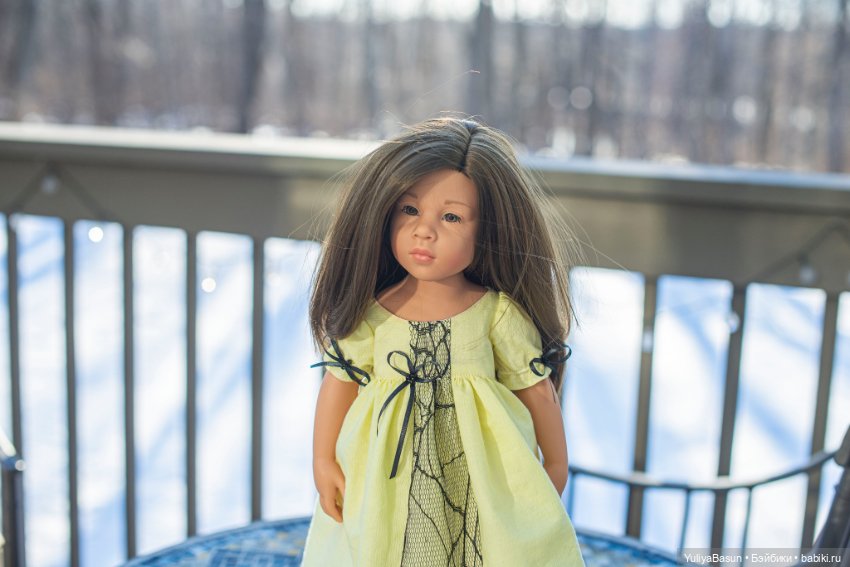 Дуновение весны. Платья на девочек Готц. (Плюс простенькая выкройка)