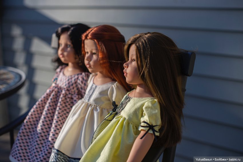 Дуновение весны. Платья на девочек Готц. (Плюс простенькая выкройка) (фото 2)