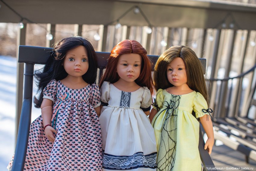 Дуновение весны. Платья на девочек Готц. (Плюс простенькая выкройка) (фото 6)