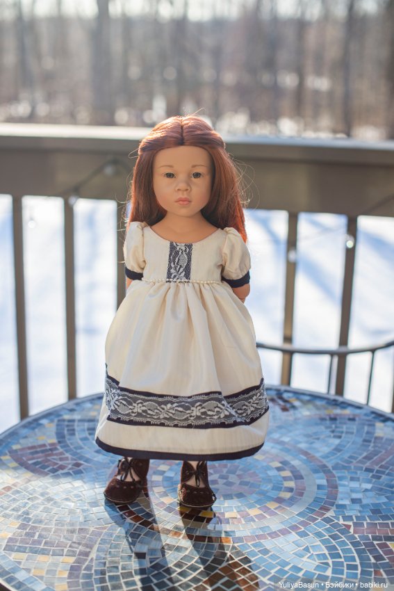 Дуновение весны. Платья на девочек Готц. (Плюс простенькая выкройка)