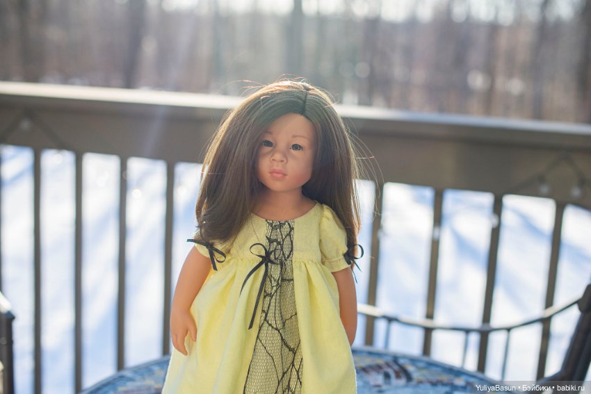 Дуновение весны. Платья на девочек Готц. (Плюс простенькая выкройка)