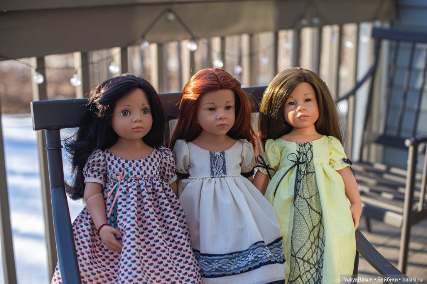 Дуновение весны. Платья на девочек Готц. (Плюс простенькая выкройка) (фото 5)