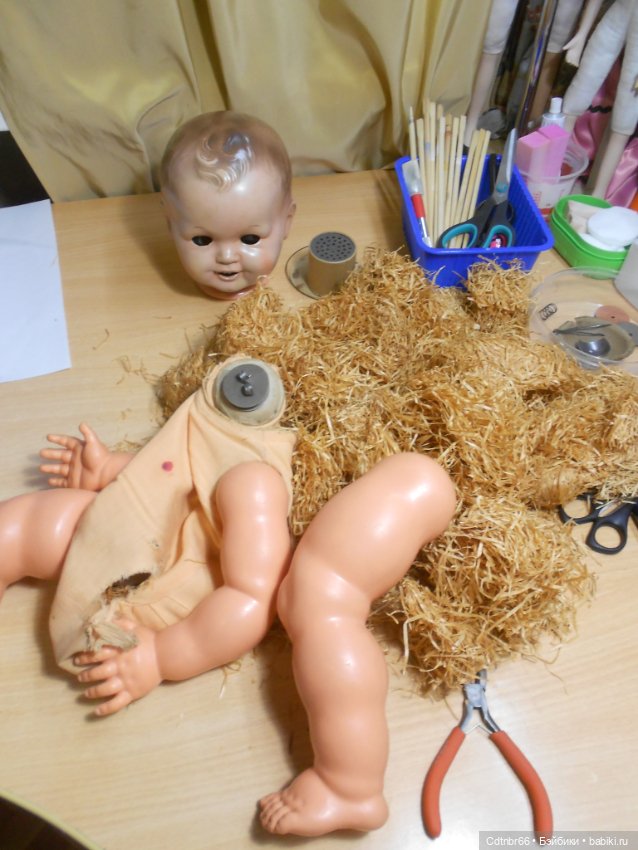 Реставрация кукол Kämmer & Reinhardt и Sonneberger Porzellanfabrik (фото 2)