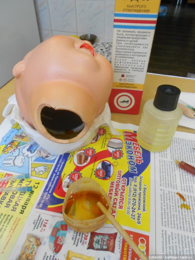 Реставрация кукол Kämmer & Reinhardt и Sonneberger Porzellanfabrik