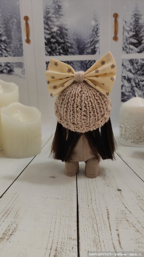 Крошечка ростом 14 см — Авторские текстильные куклы: Вальдорфские (фото 3)