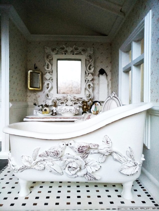 Ванная комната — Домики для кукол (фото 3)