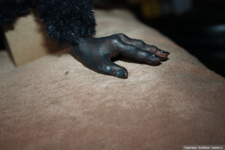 Чëрт-мечтатель — Игрушки в смешанной технике (мех и глина): Арт