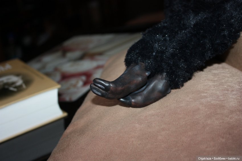 Чëрт-мечтатель — Игрушки в смешанной технике (мех и глина): Арт (фото 9)