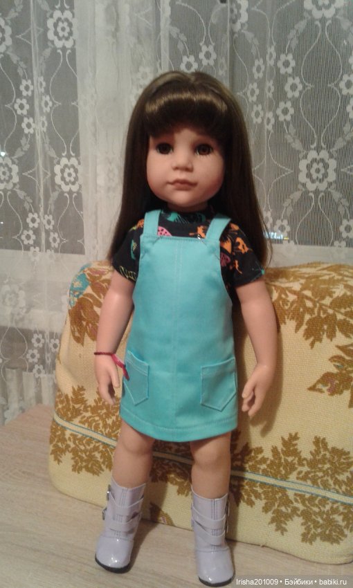 Бирюзовый сарафан для Ханны