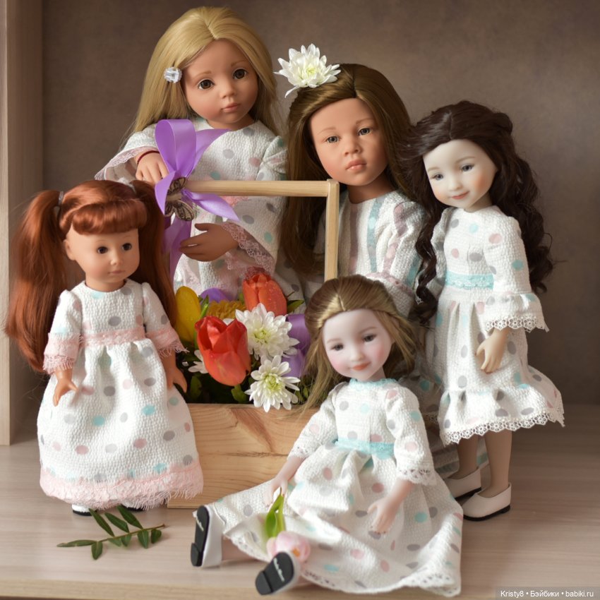 Первые нотки весны — Одежда и обувь для кукол своими руками: фото
