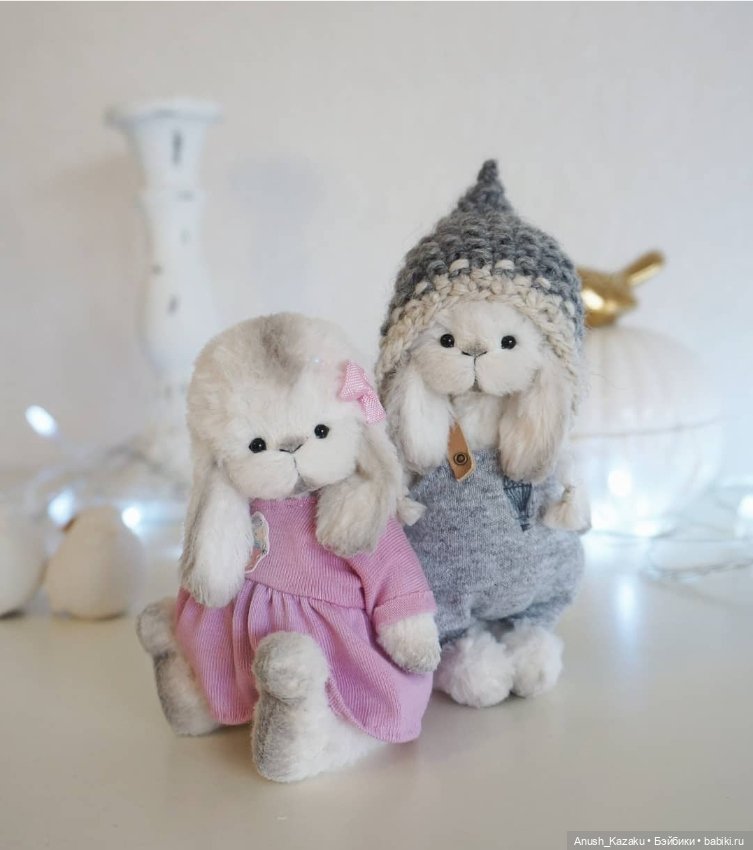 Зайки тедди — Авторские мишки Тедди и друзья: фото