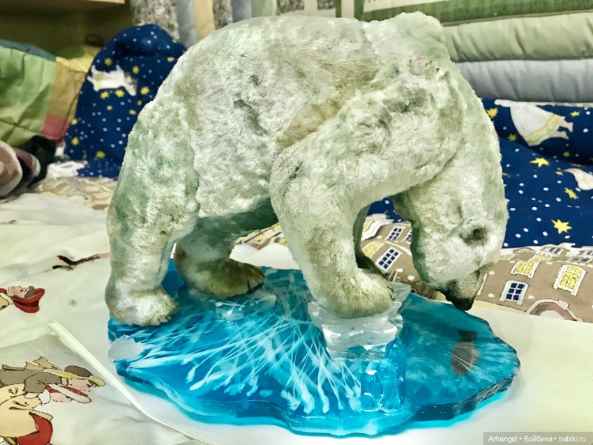 Белый медведь Айс(Айсберг) и его льдина (фото 4)