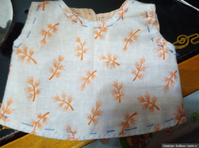 Готовим гардероб к лету. Двухстороннее платье или топ на Пепиту 21см Антонио Хуан (фото 7)