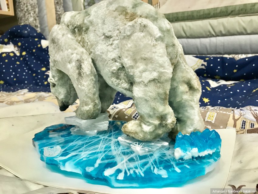 Белый медведь Айс(Айсберг) и его льдина (фото 3)