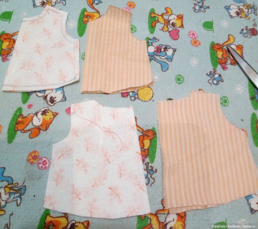 Готовим гардероб к лету. Двухстороннее платье или топ на Пепиту 21см Антонио Хуан