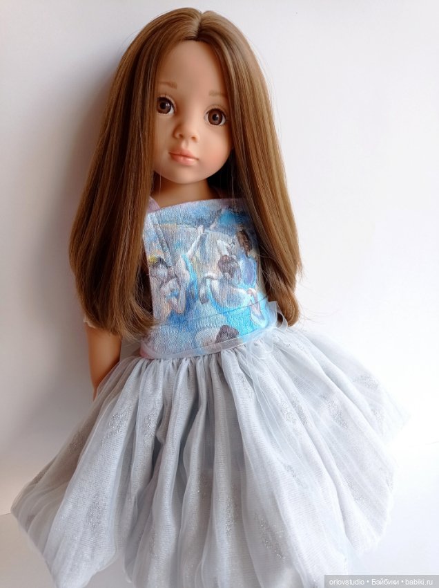 Голубые танцовщицы Дега на сарафане (фото 2)