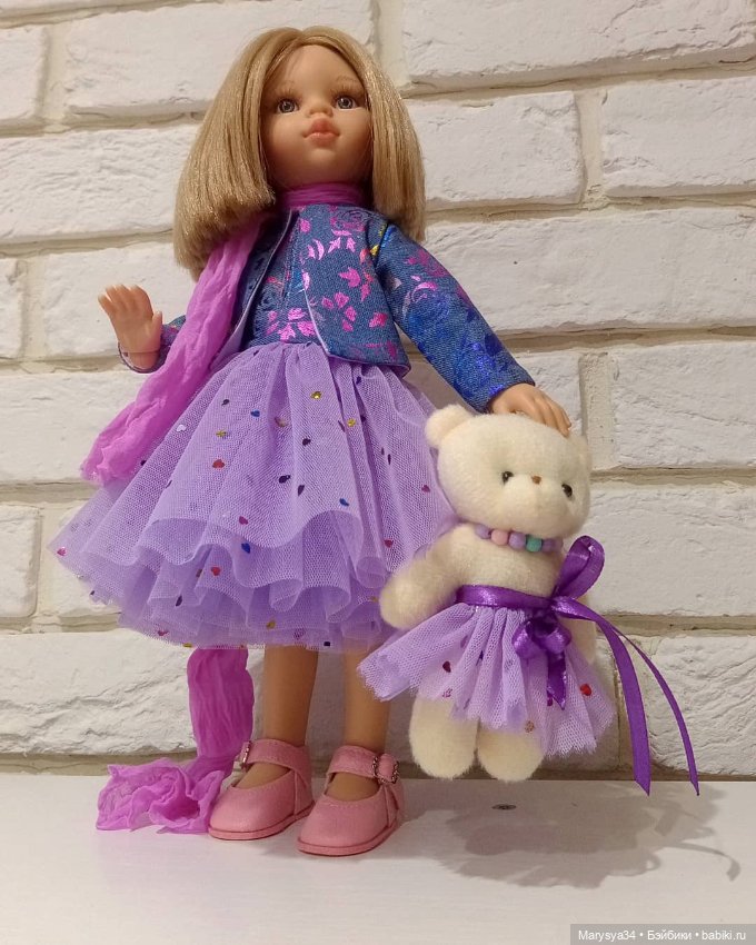 Сиреневые оттенки — Одежда и обувь для кукол своими руками: фото (фото 8)