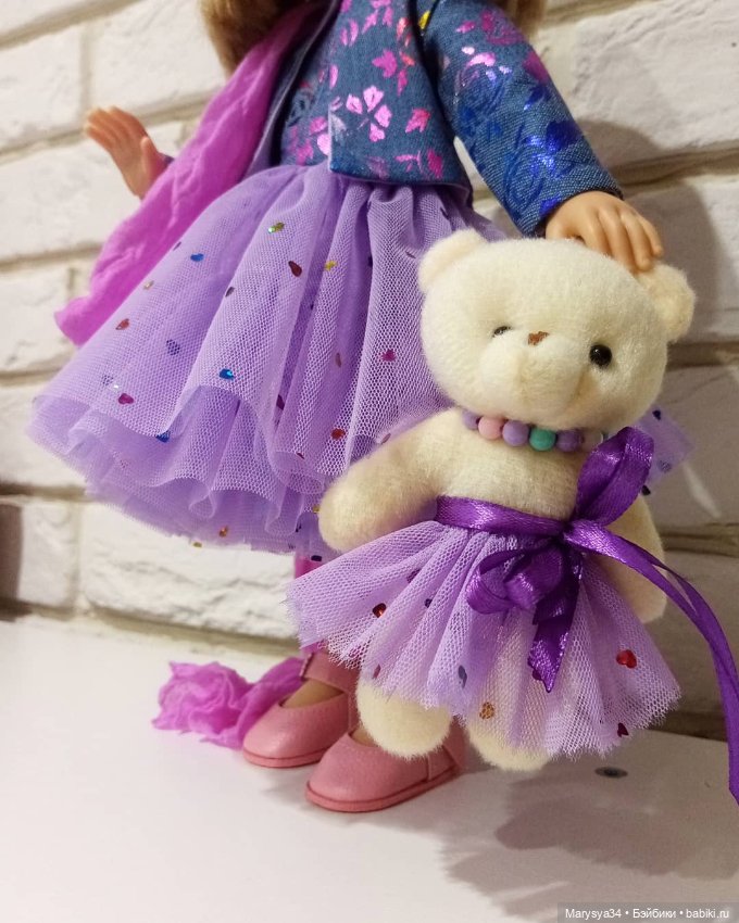Сиреневые оттенки — Одежда и обувь для кукол своими руками: фото (фото 9)