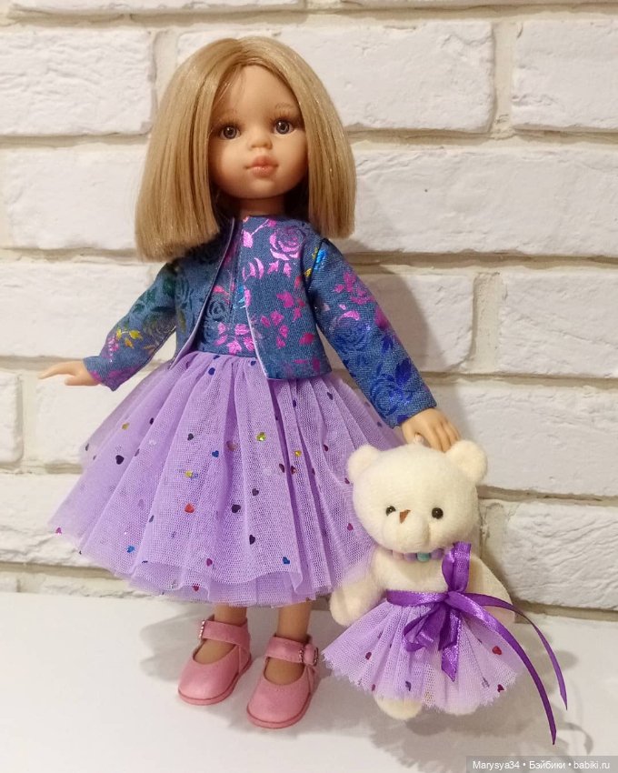Сиреневые оттенки — Одежда и обувь для кукол своими руками: фото (фото 6)