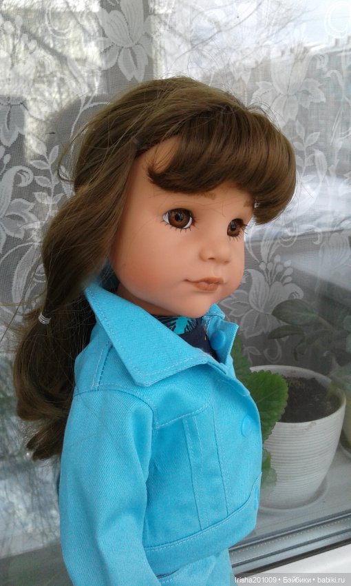 Сине-бирюзовые вариации — Куклы Gotz (Готц): Ханна (фото 9)