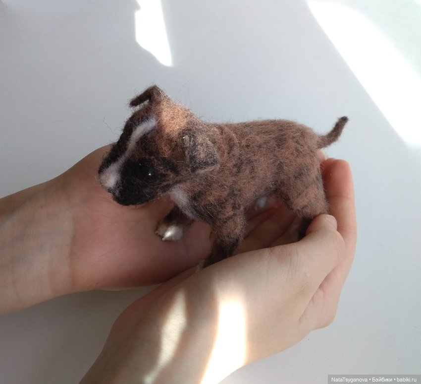 Шерстяной малыш — Валяные игрушки из шерсти: сухое валяние (фото 9)