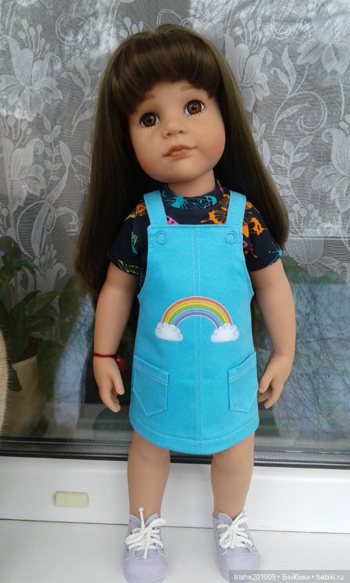 Сине-бирюзовые вариации — Куклы Gotz (Готц): Ханна (фото 7)