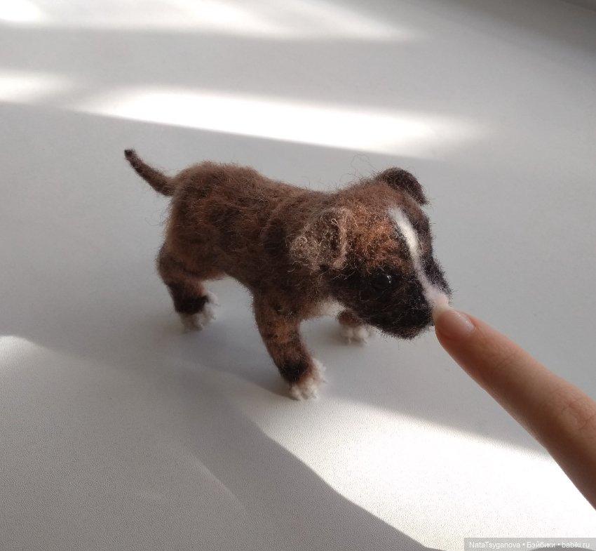 Шерстяной малыш — Валяные игрушки из шерсти: сухое валяние (фото 6)