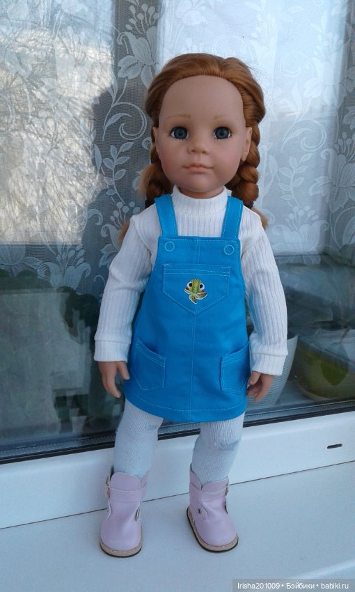 Сине-бирюзовые вариации — Куклы Gotz (Готц): Ханна (фото 2)