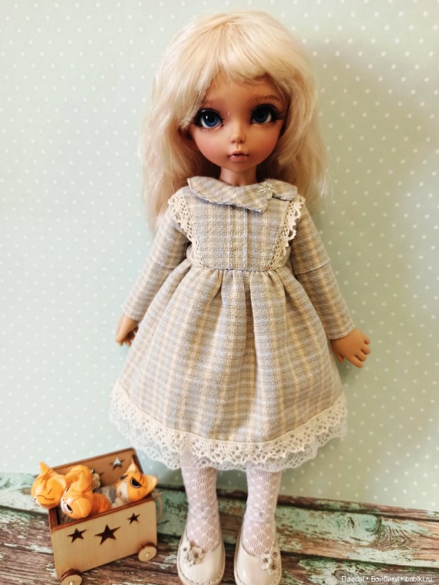 Как мы шили платье — Одежда и обувь для кукол своими руками: фото (фото 4)