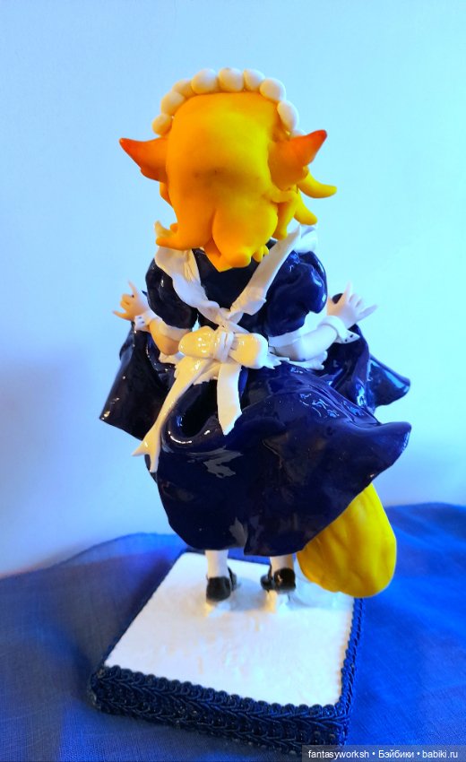 "Аниме. Фигурка Кицуне" Авторские куклы Натальи Игнатьевой (фото 4)
