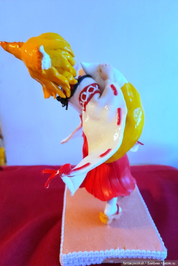 "Аниме. Фигурка Кицуне" Авторские куклы Натальи Игнатьевой