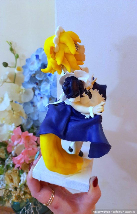 "Аниме. Фигурка Кицуне" Авторские куклы Натальи Игнатьевой (фото 7)