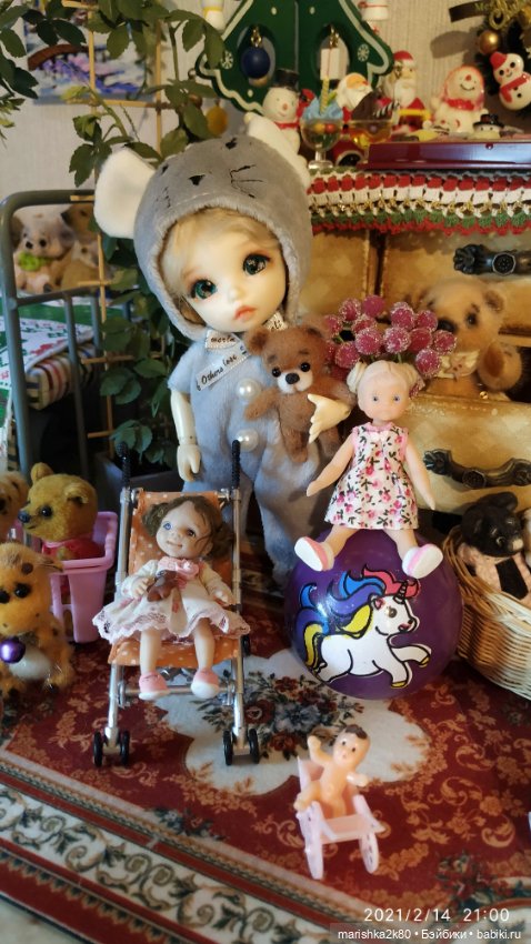 Зима у моих кукол, часть 2
