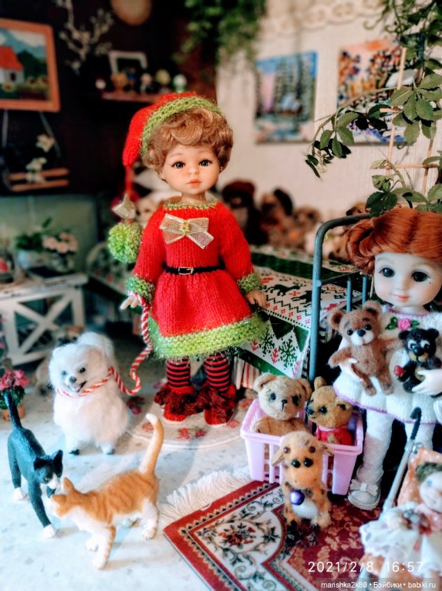 Зима у моих кукол, часть 2