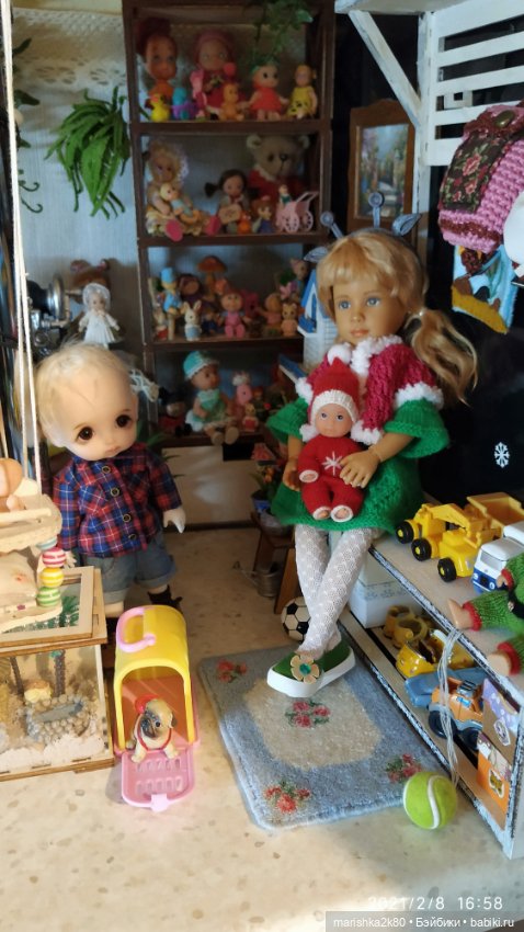 Зима у моих кукол, часть 2