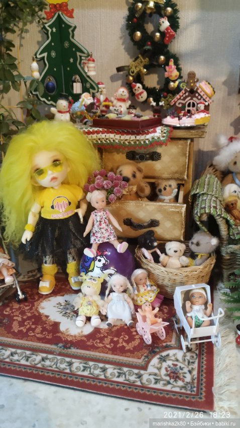 Зима у моих кукол, часть 2