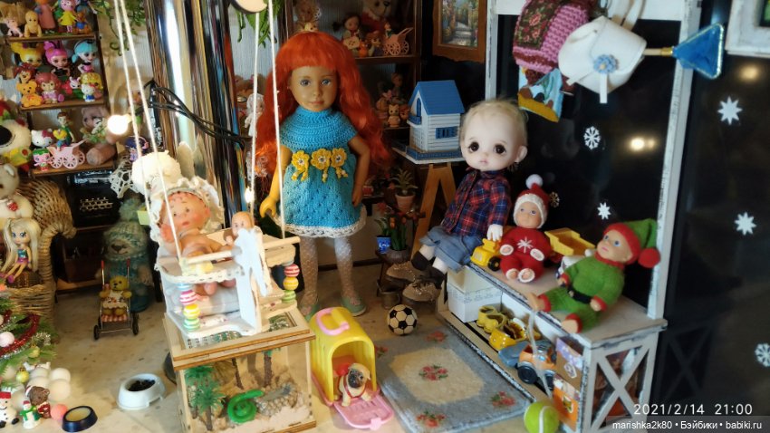 Зима у моих кукол, часть 2